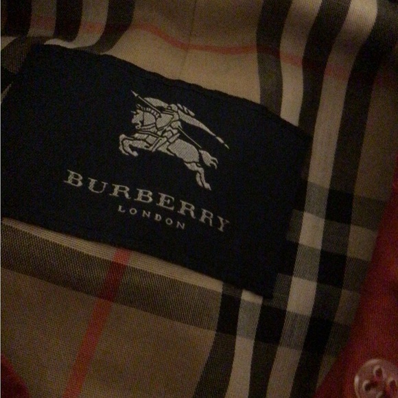 BURBERRY LONDON LIGHT WEIGHT JACKET WITH HOOD SZ 4 - Picture 5 of 10